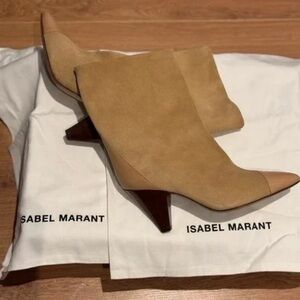 Isabel Marant Tan Heeled Boots